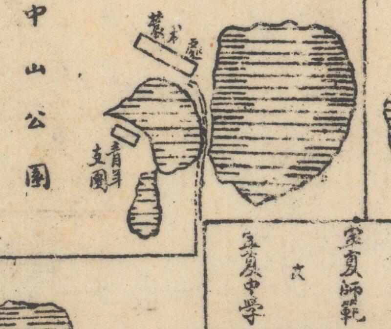 民国《宁夏省银川市区域图》预览图3