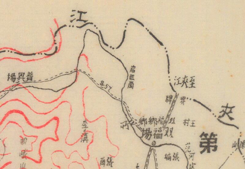 1940年《峨眉县行政区域图》预览图3