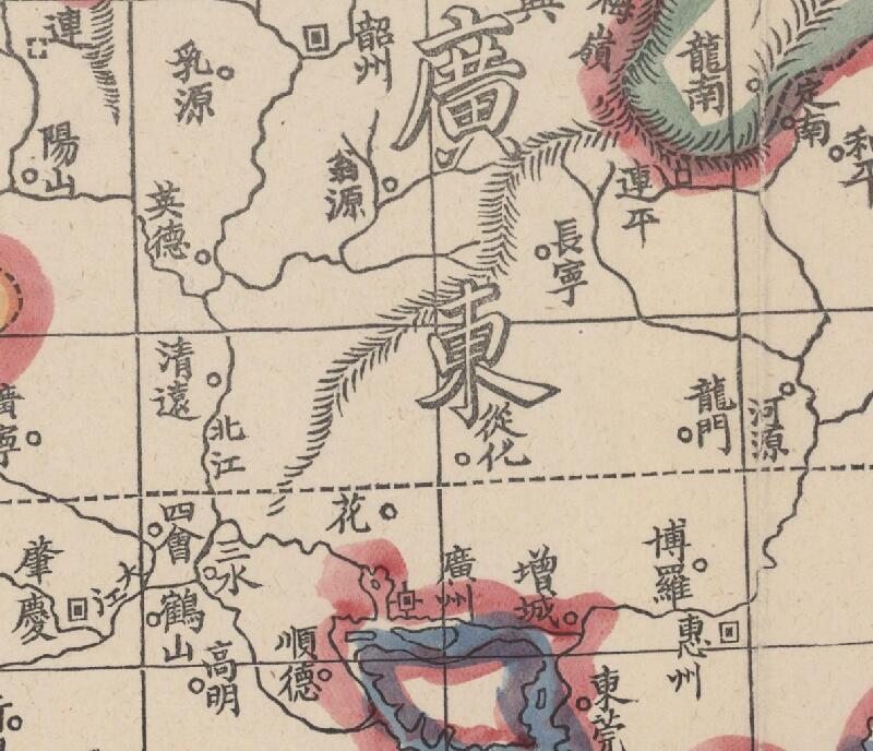 1856年河间府天主堂制中国地图预览图3
