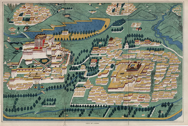 1891年《拉萨示意图》预览图