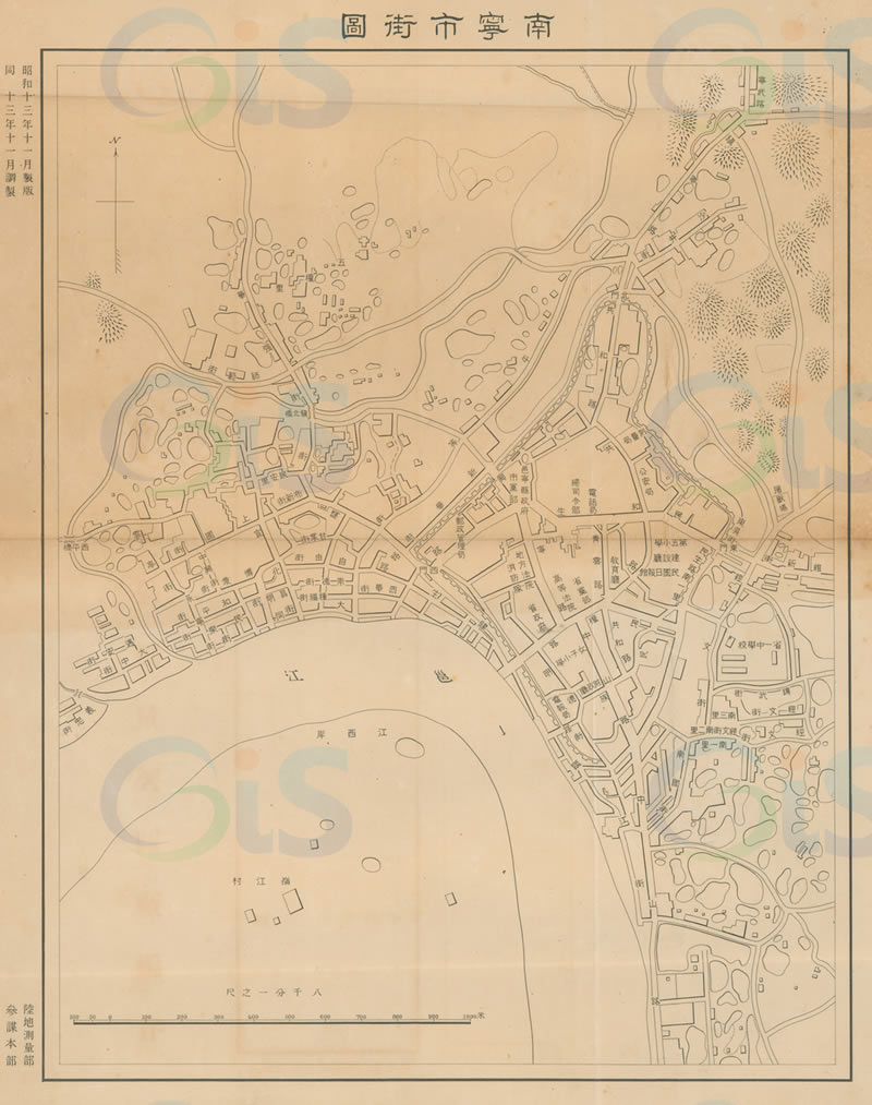 1938年《南宁市街图》预览图