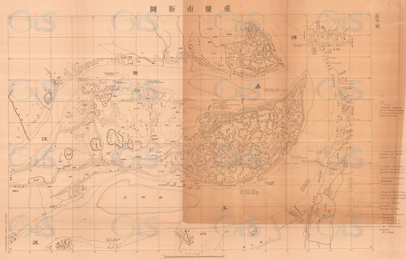 1940年《重庆市街图》预览图 1940年《重庆市街图》预览图