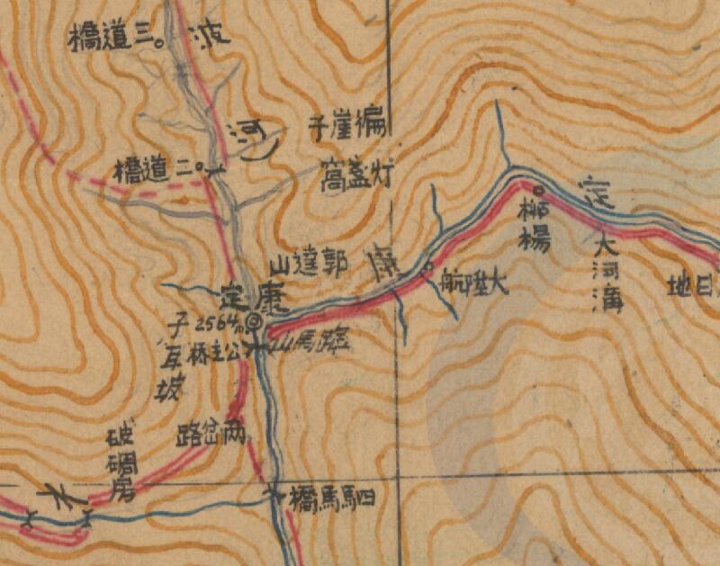 民国时期《康定县图》预览图1 民国时期《康定县图》预览图1