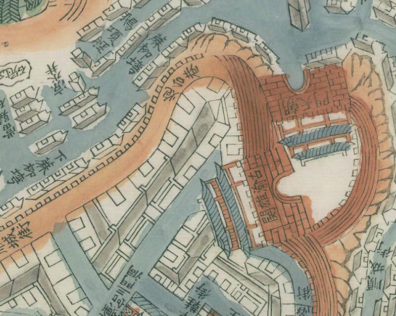 1886年《重庆府治全图》预览图1