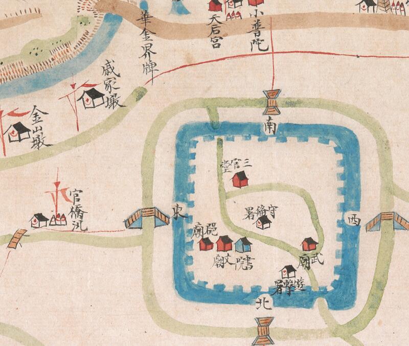 1759年前《金山营汛舆图》预览图1