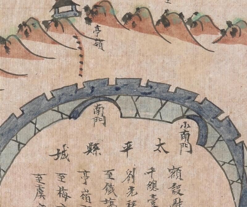 1842年温岭《浙江太平县营舆图》预览图1 1842年温岭《浙江太平县营舆图》预览图1