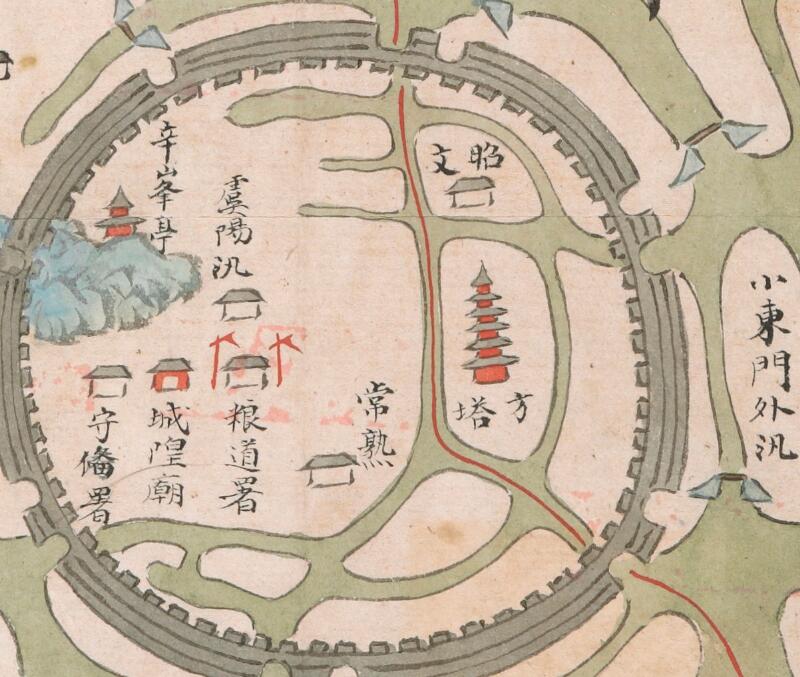1794-1843年《福山营汛总图》预览图1