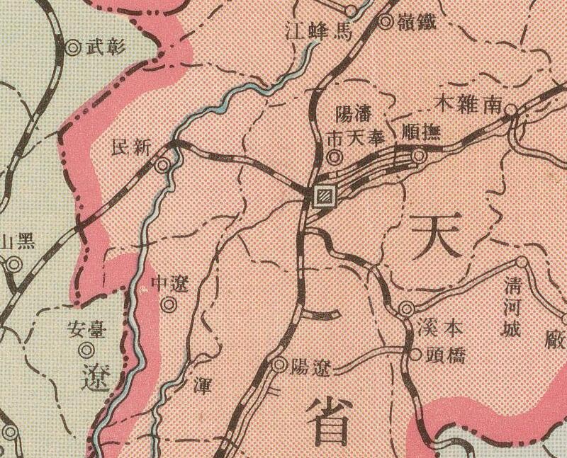 1934年《满洲帝国新行政区划图》预览图2 1934年《满洲帝国新行政区划图》预览图2