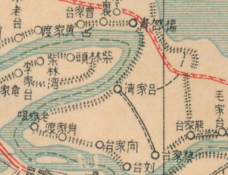 1936年武汉《汉阳县图》预览图2 1936年武汉《汉阳县图》预览图2