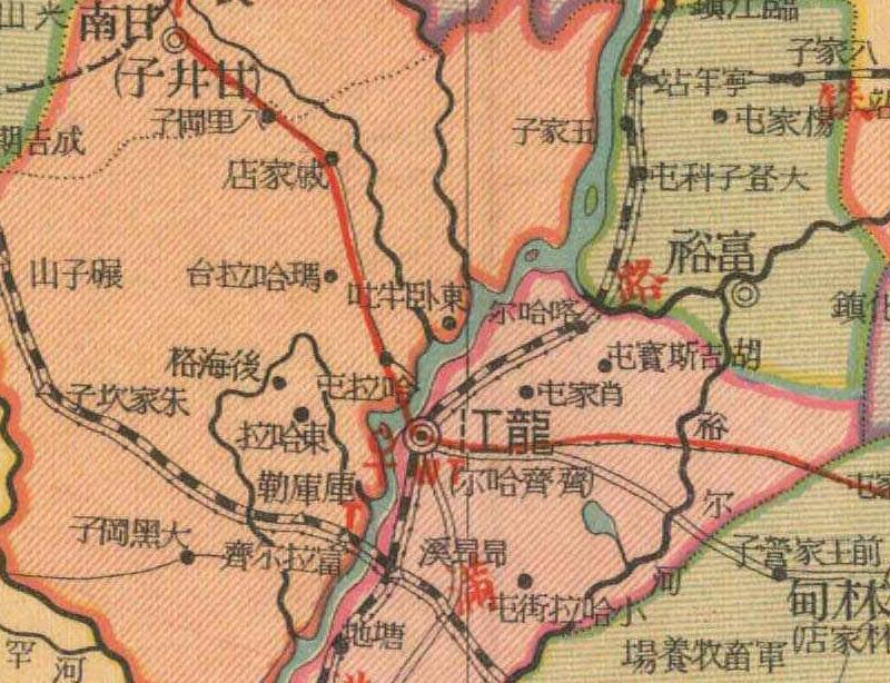 1937年《黑龙江省明细地图》预览图2