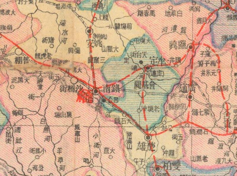 1943年《云南省明细地图》预览图2