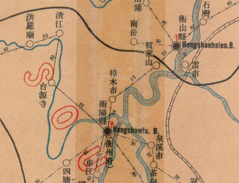 1917年《湖南邮政全图》预览图2