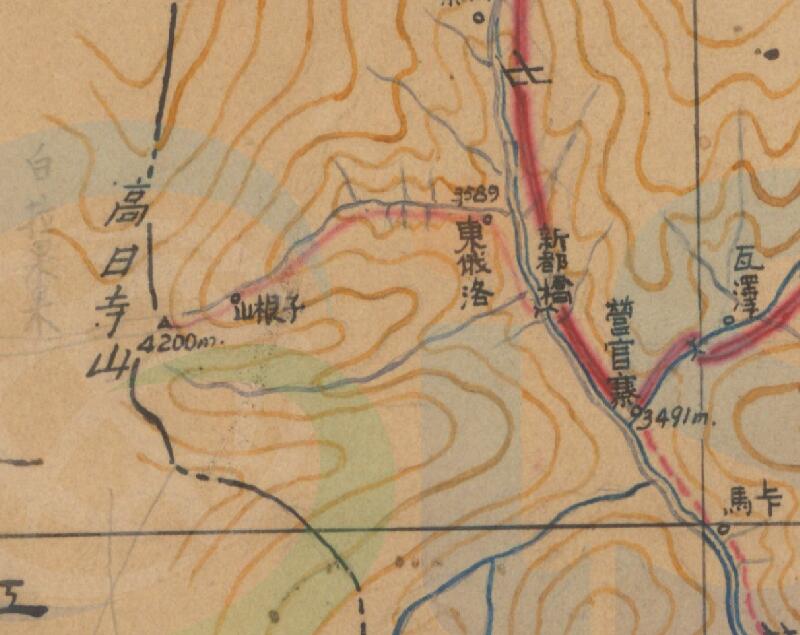 民国时期《康定县图》预览图3 民国时期《康定县图》预览图3