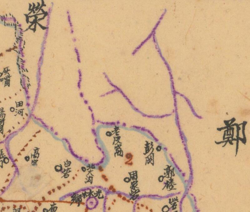 1942年《河南省密县县级详图》预览图3