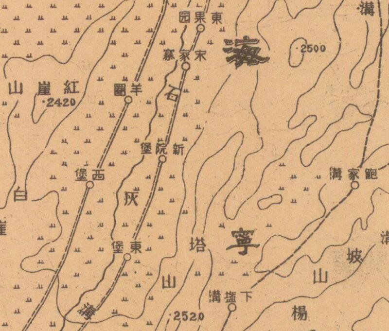1942年《西宁县》地图预览图3 1942年《西宁县》地图预览图3
