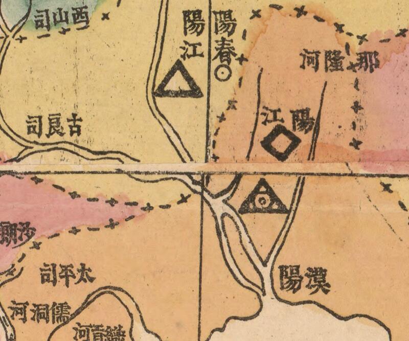 1887年《广东全省水陆舆图》预览图3 1887年《广东全省水陆舆图》预览图3