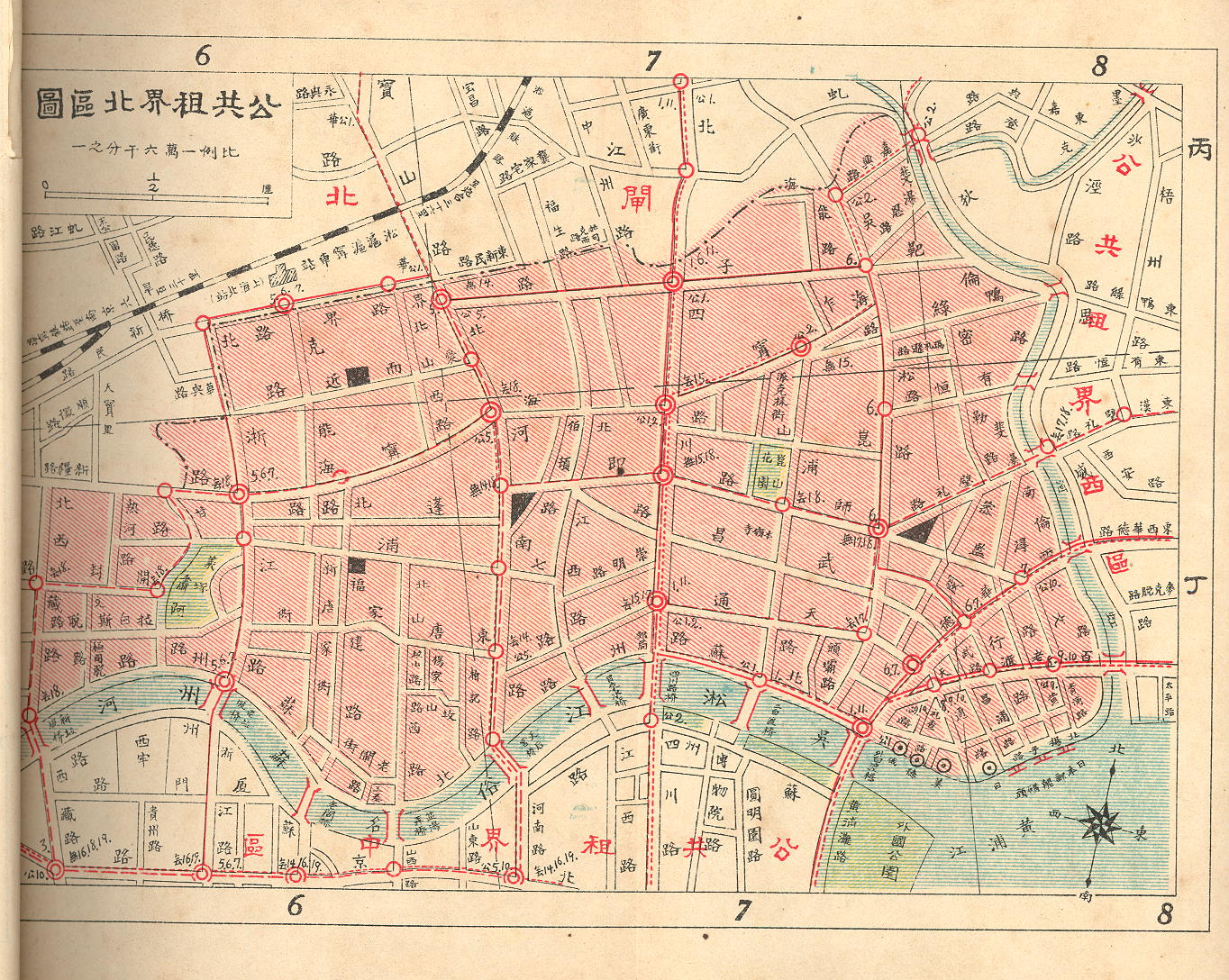 1929年《上海商埠交通图》预览图3 1929年《上海商埠交通图》预览图3