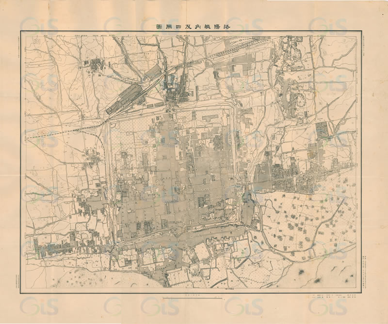 1915年《洛阳城内及四关图》预览图