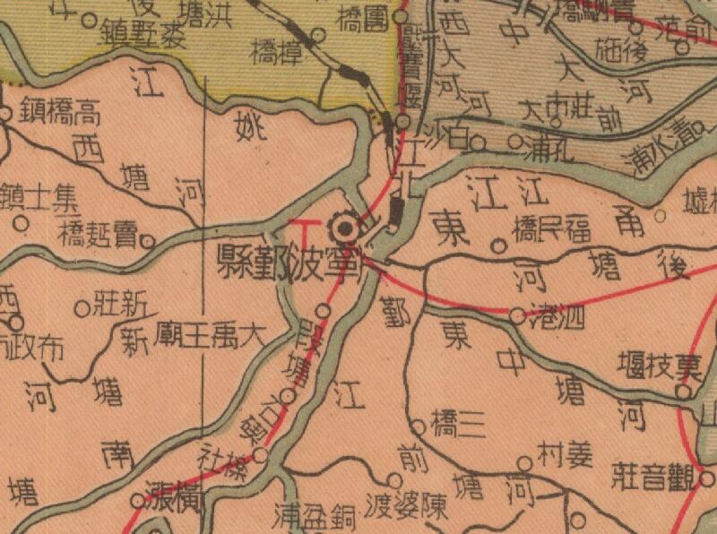 1947年《宁波七邑全图》预览图1 1947年《宁波七邑全图》预览图1