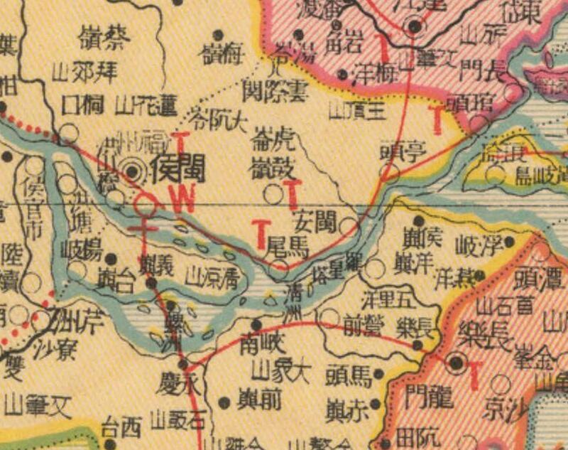 1937年《福建省明细地图》预览图1