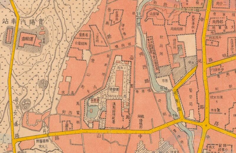 1939年《贵阳城厢街市全图》预览图1 1939年《贵阳城厢街市全图》预览图1