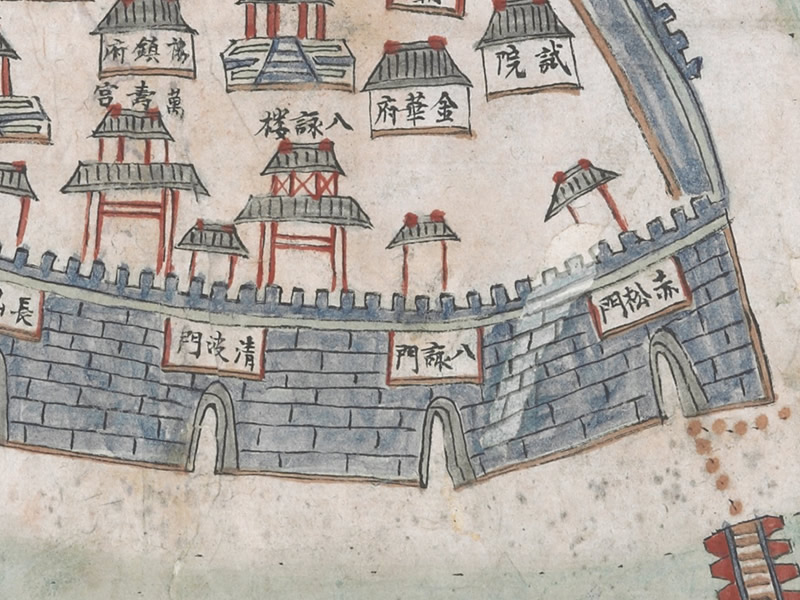 1823年《金华县舆图》预览图1