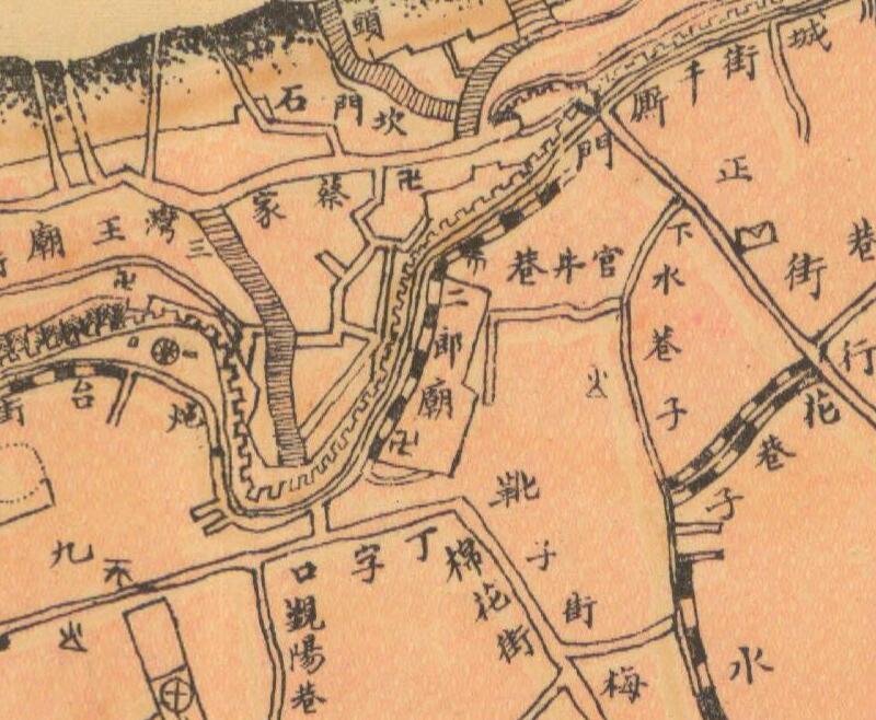 1925年《新测重庆城全图》预览图2