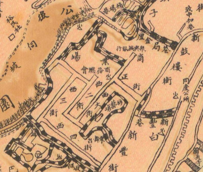 1925年《新测重庆城全图》预览图3