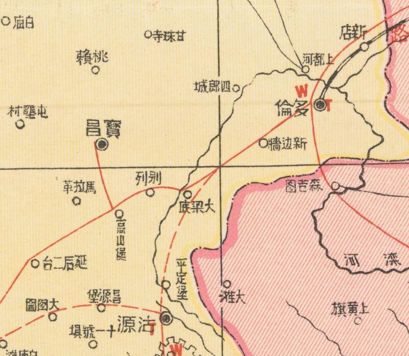 1937年《绥察热三省明细地图》预览图3