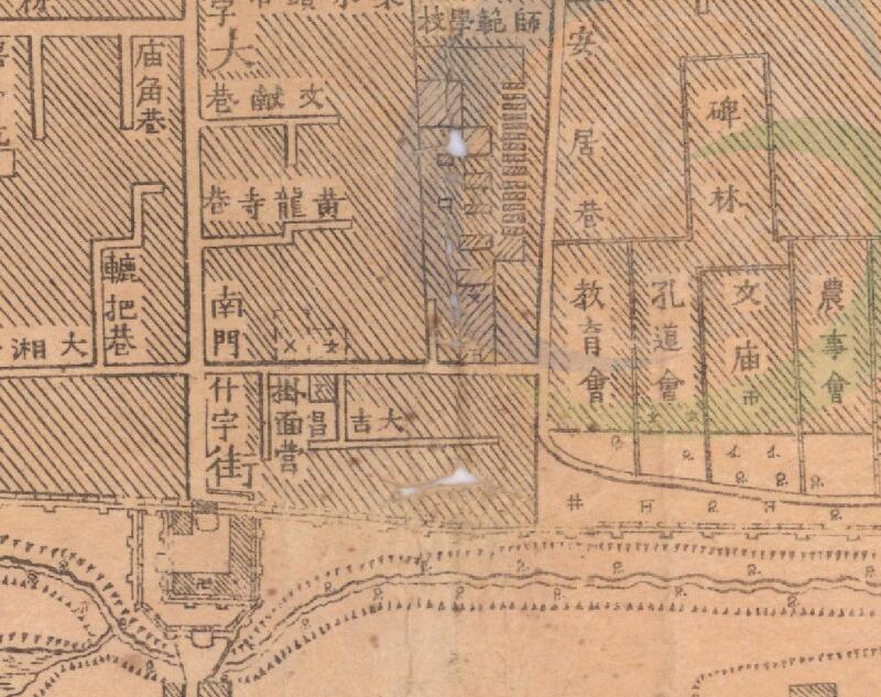 1914年西安《陕西省城图》预览图3 1914年西安《陕西省城图》预览图3