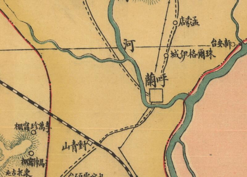 1909年《东三省筹蒙大势图》预览图2 1909年《东三省筹蒙大势图》预览图2