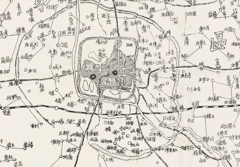 民国《开封县分区图》预览图1