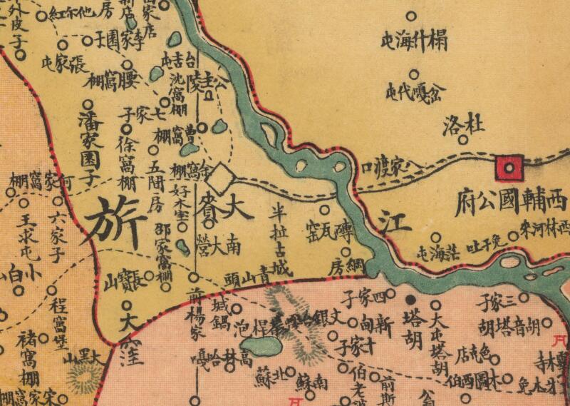 1909年《东三省筹蒙大势图》预览图3 1909年《东三省筹蒙大势图》预览图3