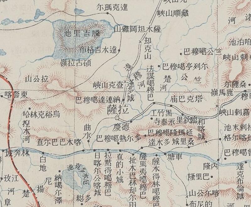 1905年青海西藏地图预览图2