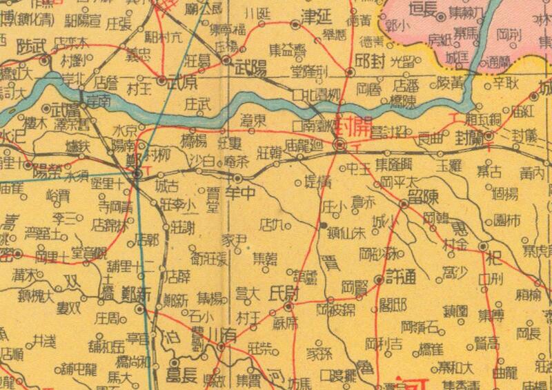 1947年《华北各省交通详图》预览图3