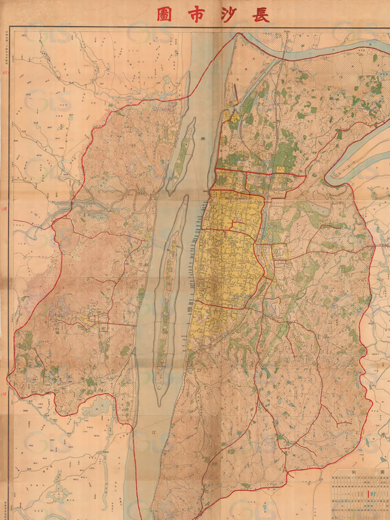 1935年《长沙市图》预览图