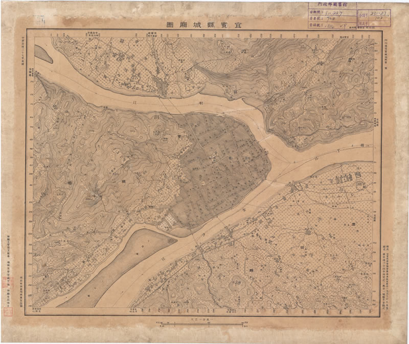 1948年《宜宾县城厢图》预览图