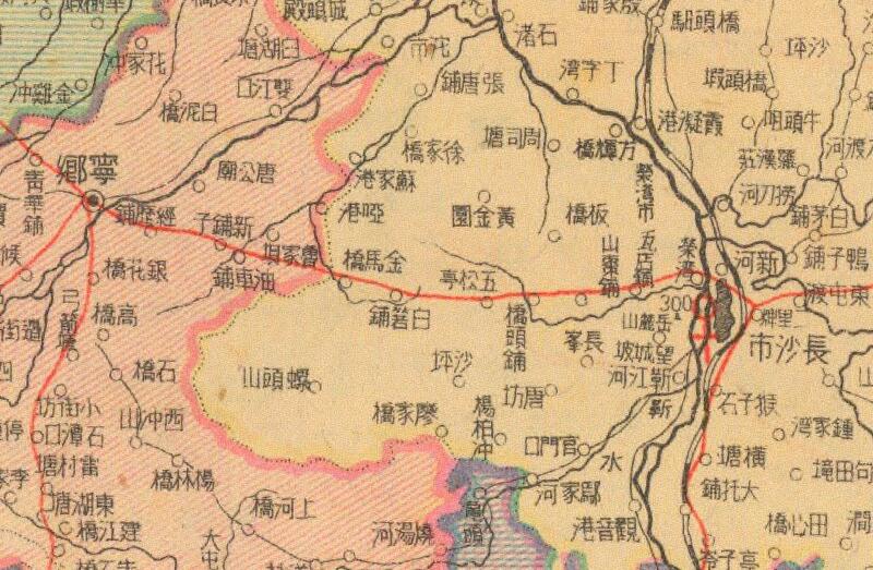 1943年《湖南省明细地图》预览图1