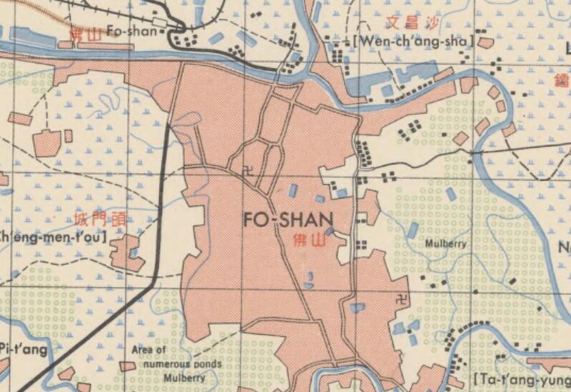 1949年佛山双语地图预览图1