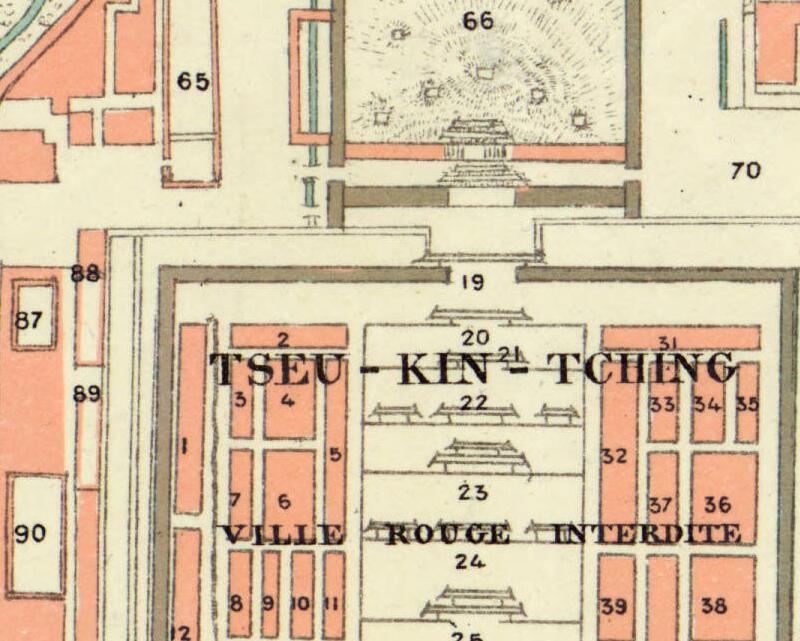 1900年北京城图 Plan de Pékin预览图1 1900年北京城图 Plan de Pékin预览图1