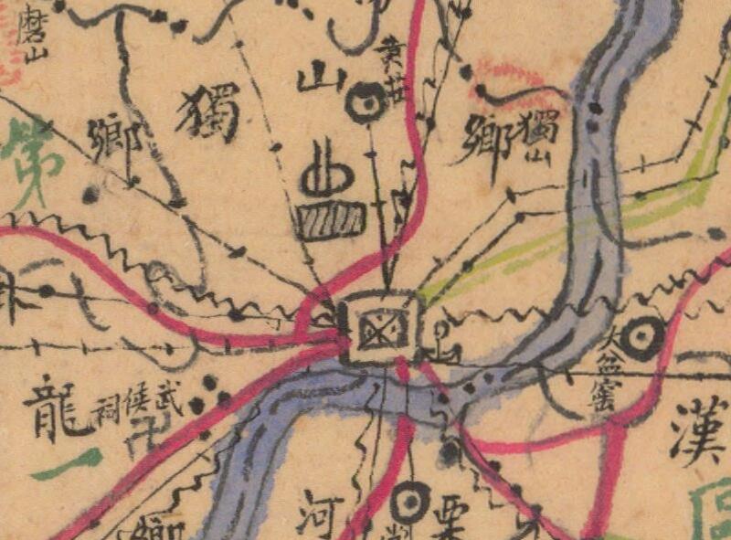 1941年《河南省南阳县图》预览图1