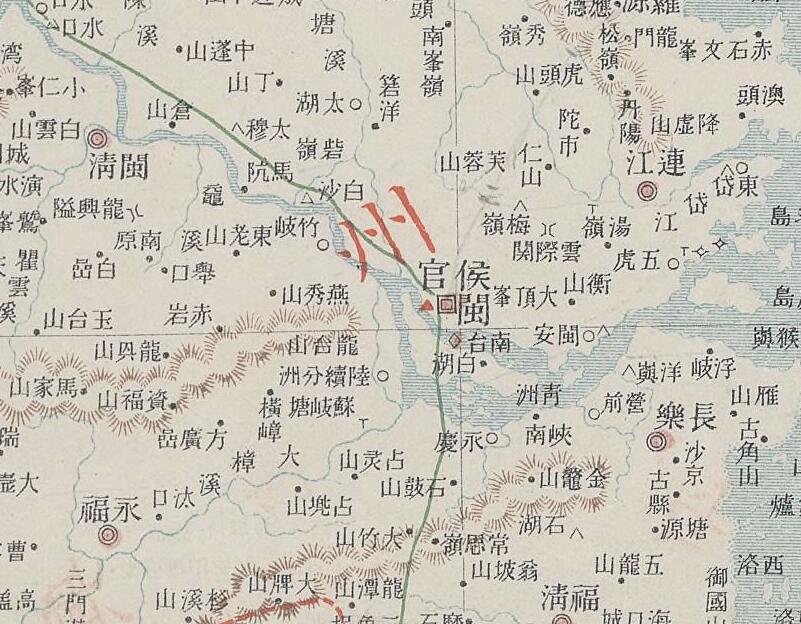 1905年《福建省》地图预览图1