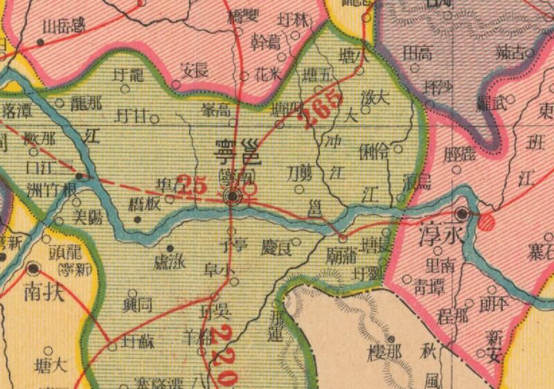 1937年《广西省明细地图》预览图2
