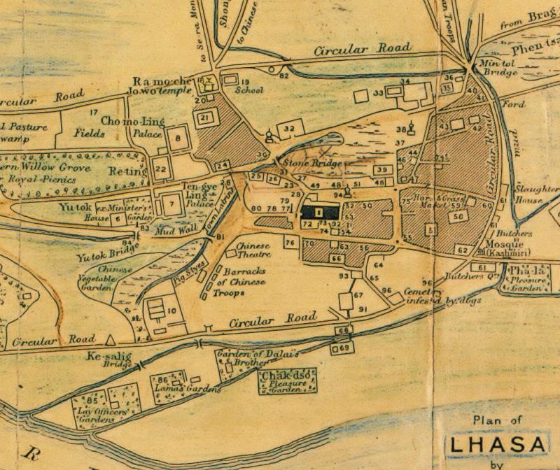 1905-1915年 拉萨鸟瞰图预览图3 1905-1915年 拉萨鸟瞰图预览图3