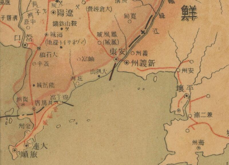1928年《满蒙及接壤地方图》预览图3 1928年《满蒙及接壤地方图》预览图3