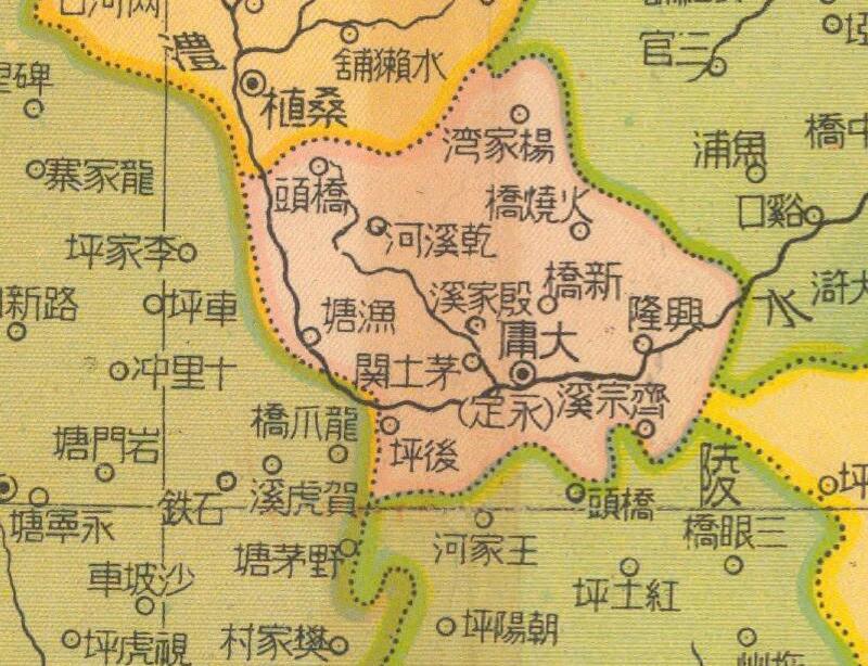 1946年《湖南分县详图》预览图3