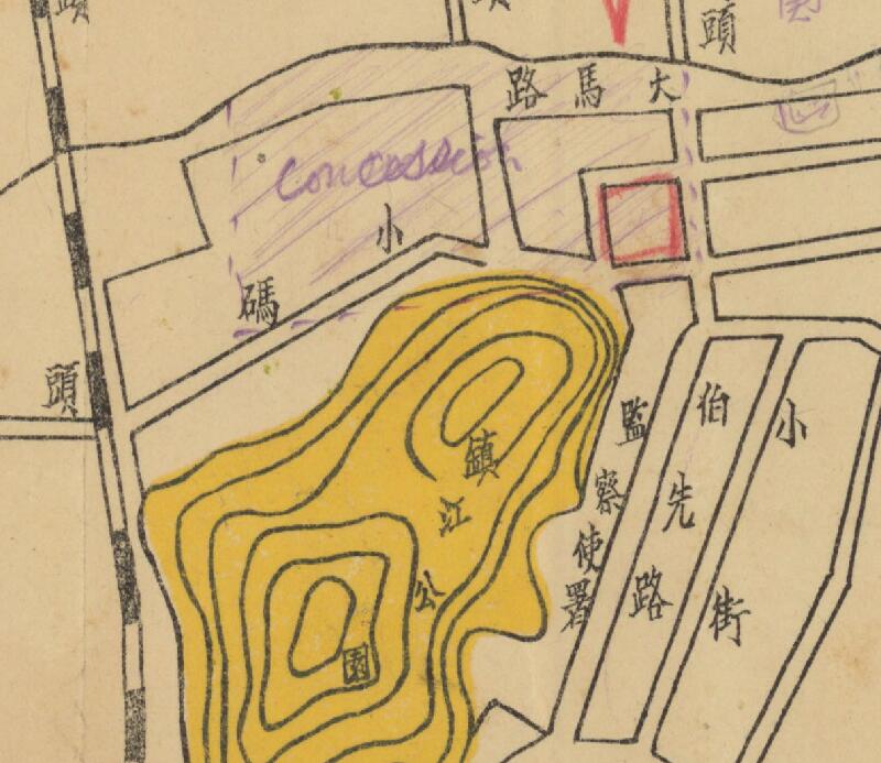 民国时期：镇江城市全图预览图3