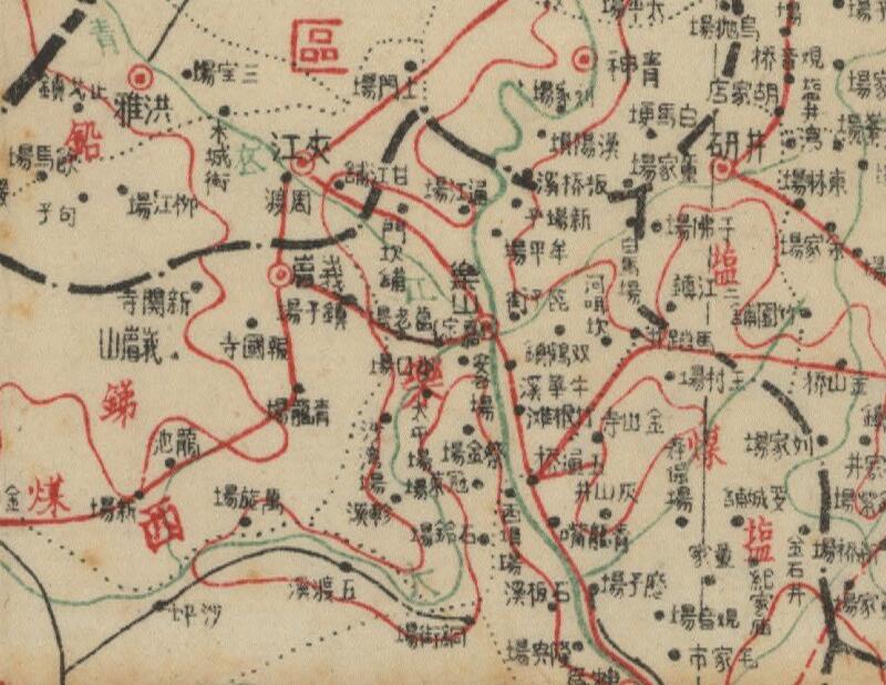 1940年《四川省地图》预览图2