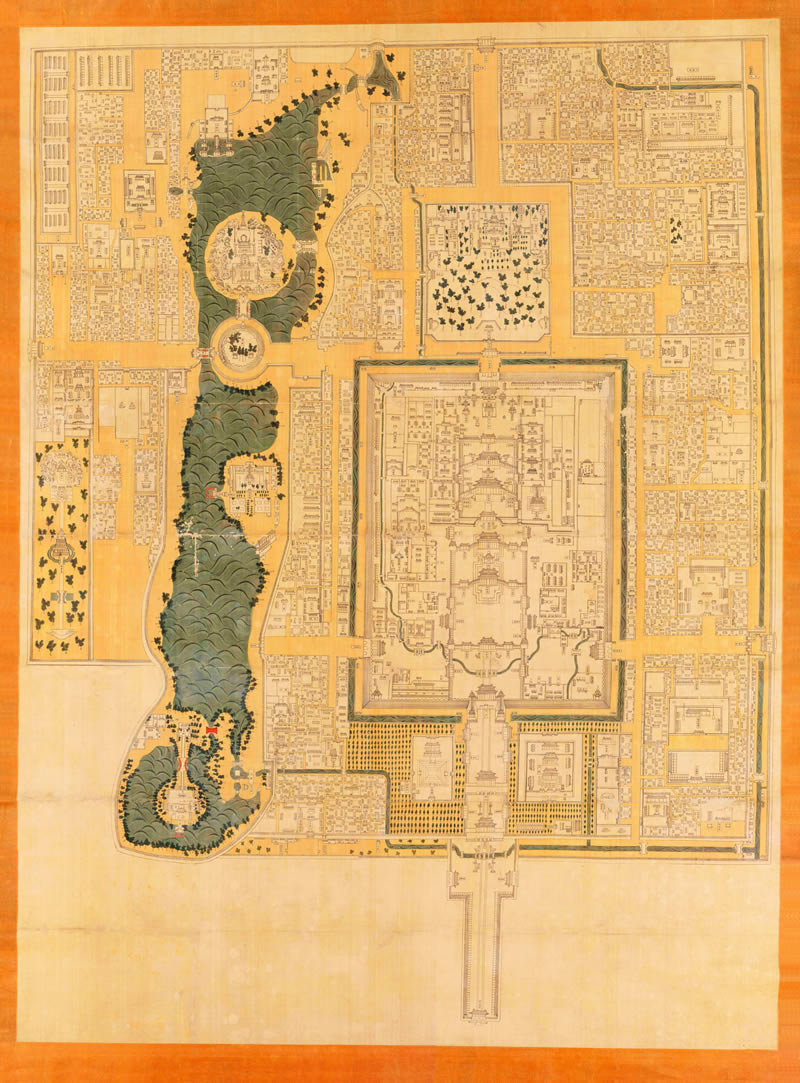 1669年康熙《皇城宫殿衙署图》预览图