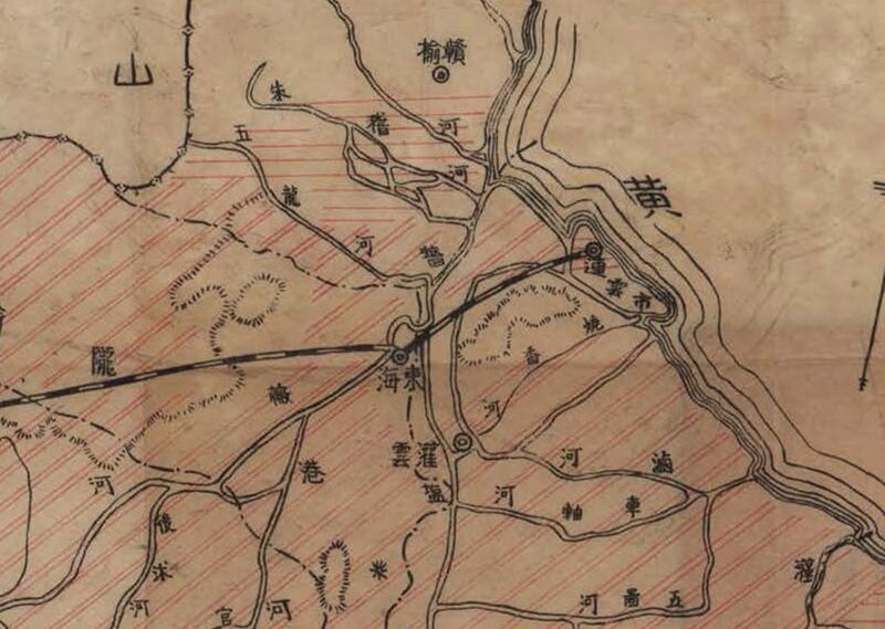 1947年《徐淮海水灾区域图》预览图1